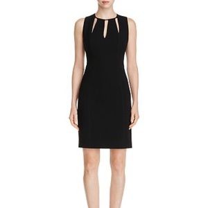 NWT Elie Tahari Jemra Keyhole Sheath Black formal Dress size 2